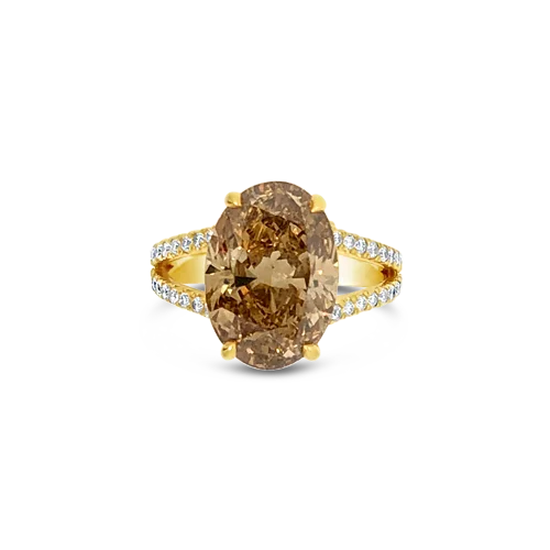 Brown Diamond Engagement Ring