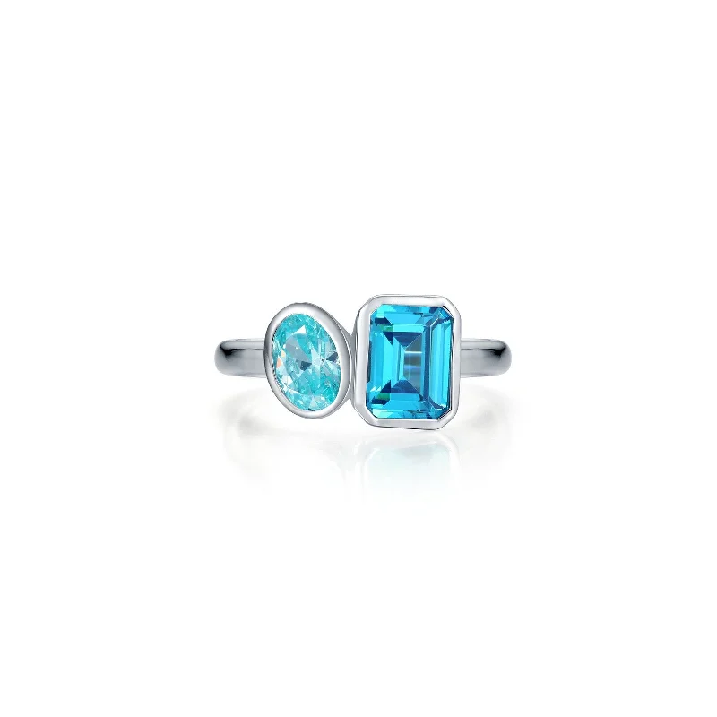 Lafonn Classic Aquamarine Ring R0529BTP