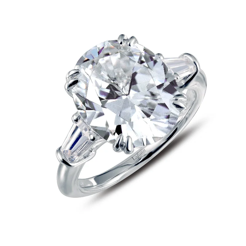 Lafonn Classic Oval Diamond Ring R0205CLP