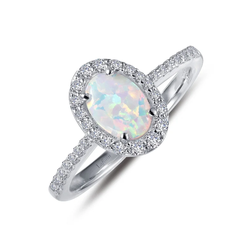 Lafonn Classic Oval Opal Opal Ring R0296OPP