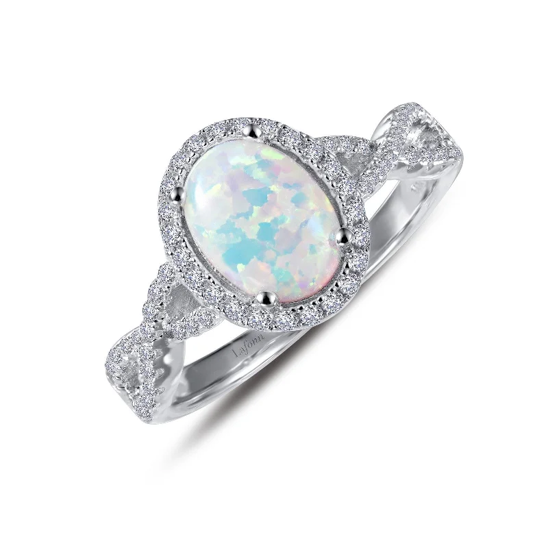 Lafonn Classic Oval Opal Opal Ring R0298OPP