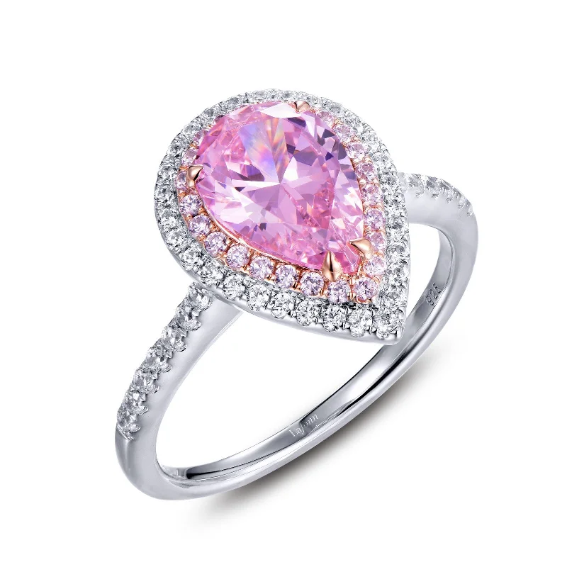 Lafonn Classic Pear Pink Ring R0345CPP