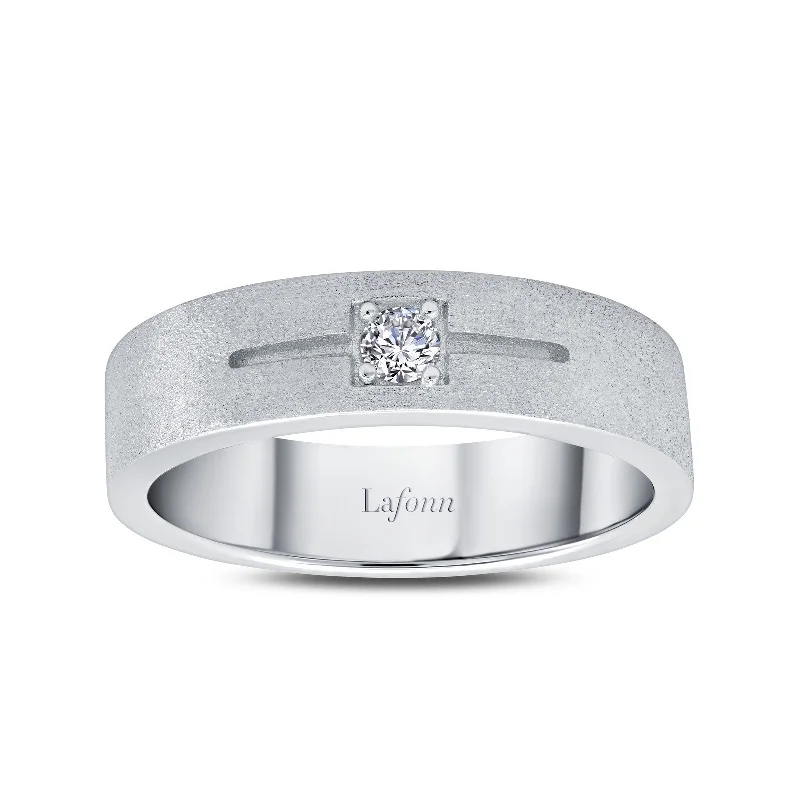 Lafonn Men Round Diamond Ring R0416CLP