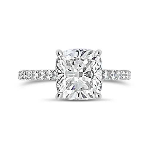 Radiant cut Diamond Engagement Ring