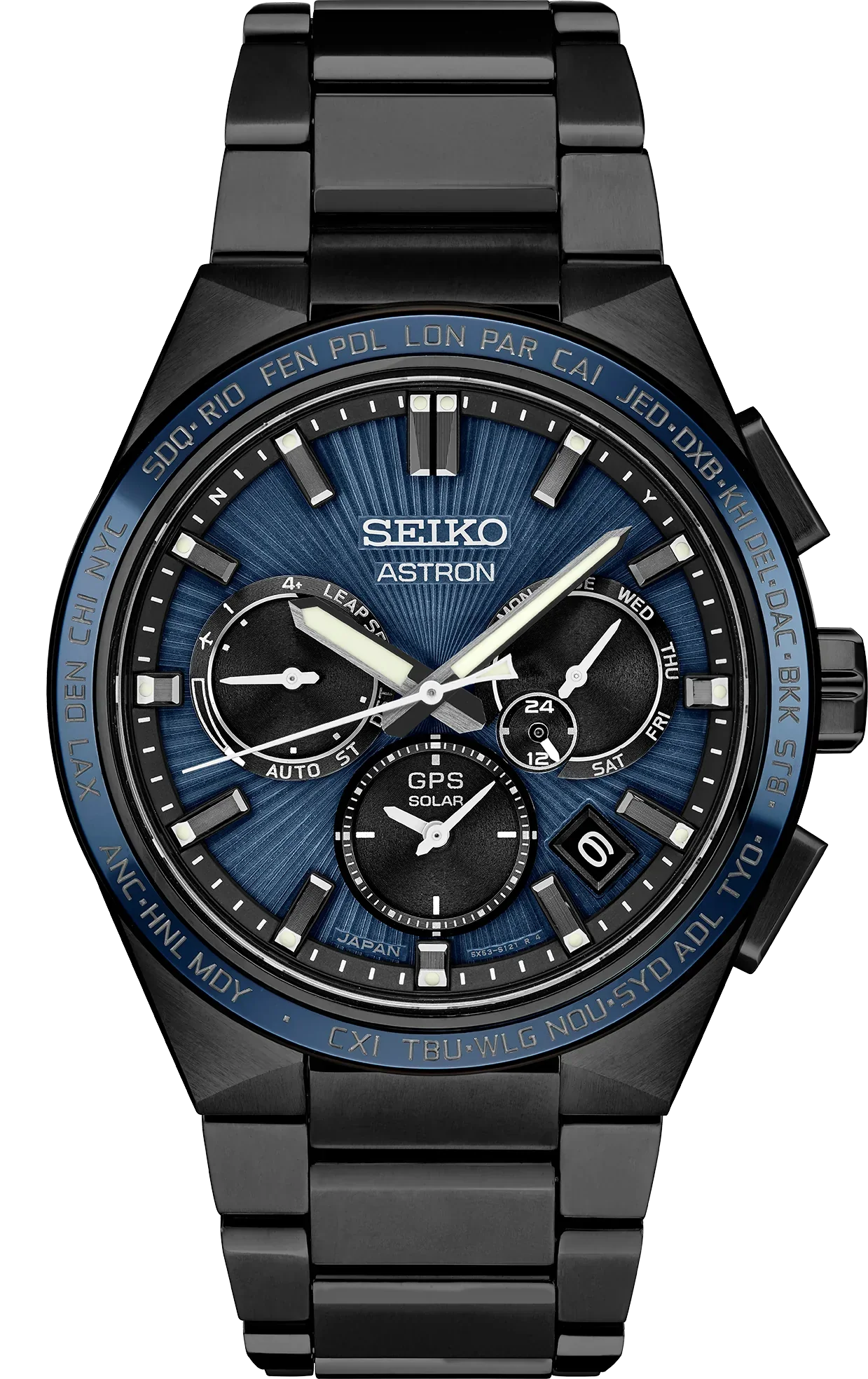 Seiko Astron Gps Solar 5-X Titanium Dual Time SSH121