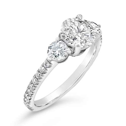 Three Stone Diamond Ring