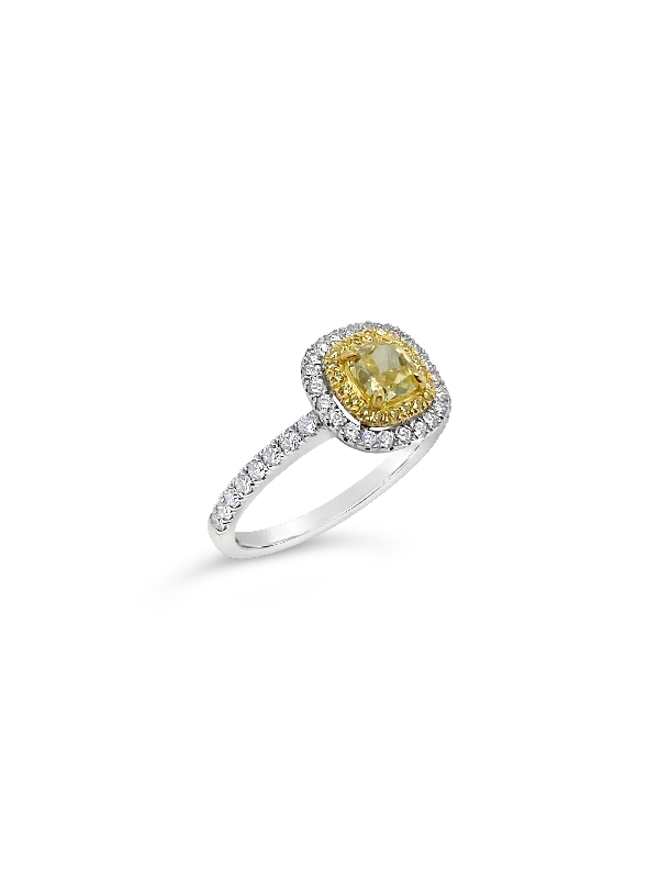 Yellow Diamond Engagement Ring