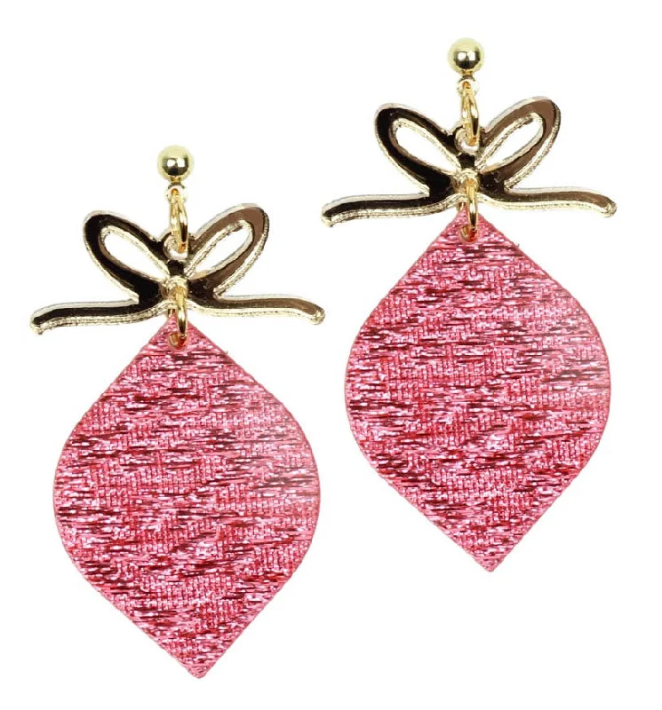 The Pink Ornament Earring