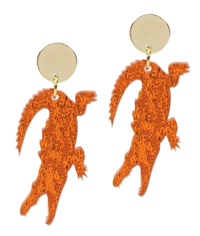 Chomp Chomp Earring - Orange