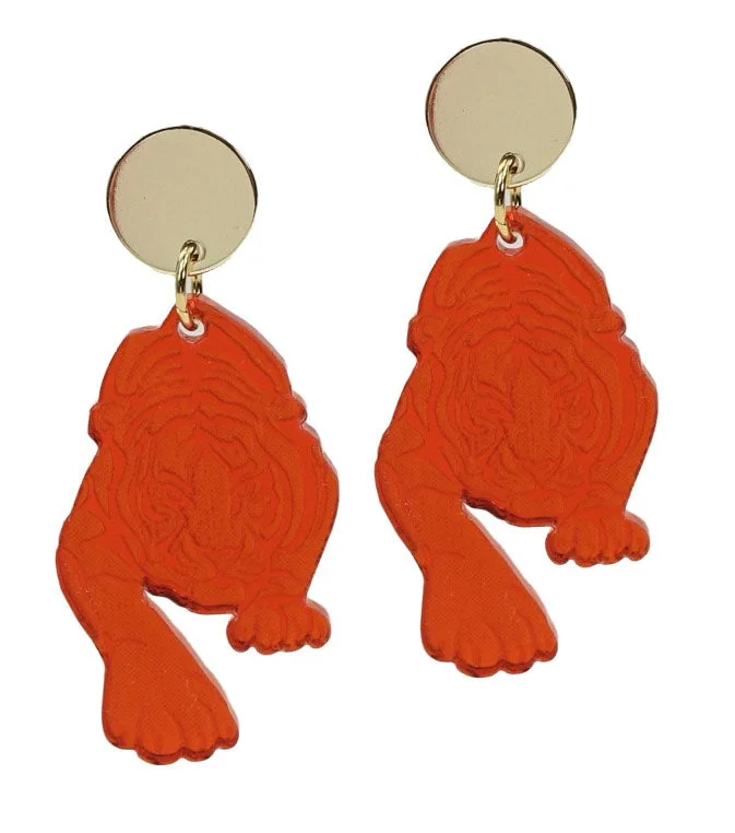 Crouching Tiger Earring