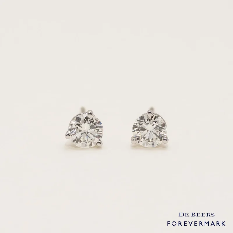 Forevermark Diamond Martini Style Stud Earring in 18kt White Gold (3/4ct tw)