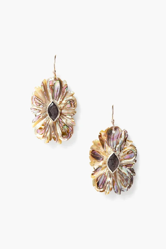 Magnolia Earrings Abalone