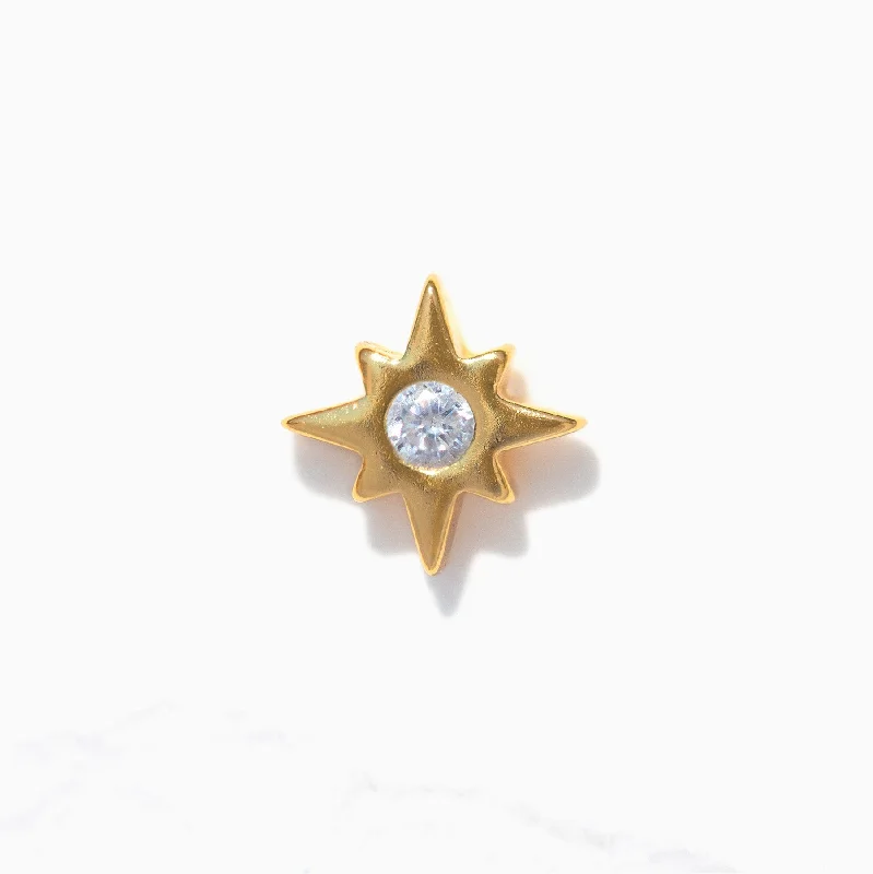 Star Bright Flat Back Earring