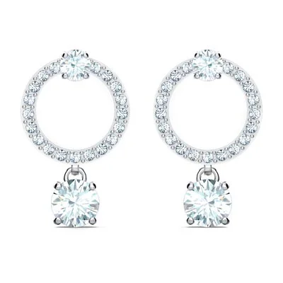 Swarovski Attract Crystal Circle Earrings