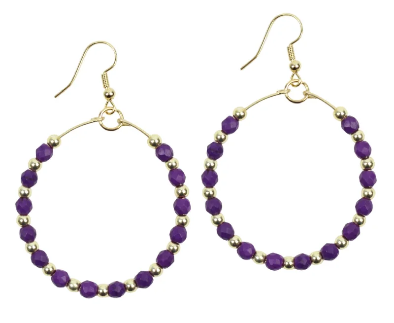 The Chloe Earring - Purple