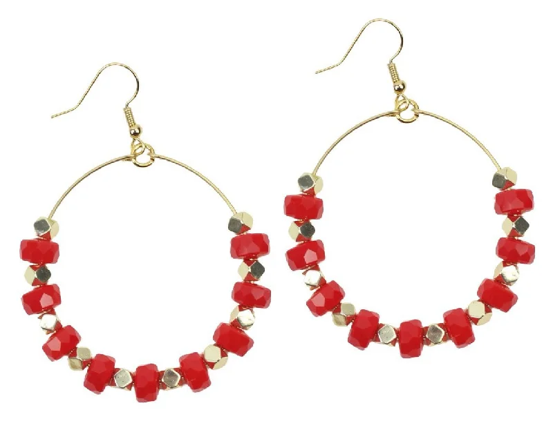 The Chloe Earring - Red