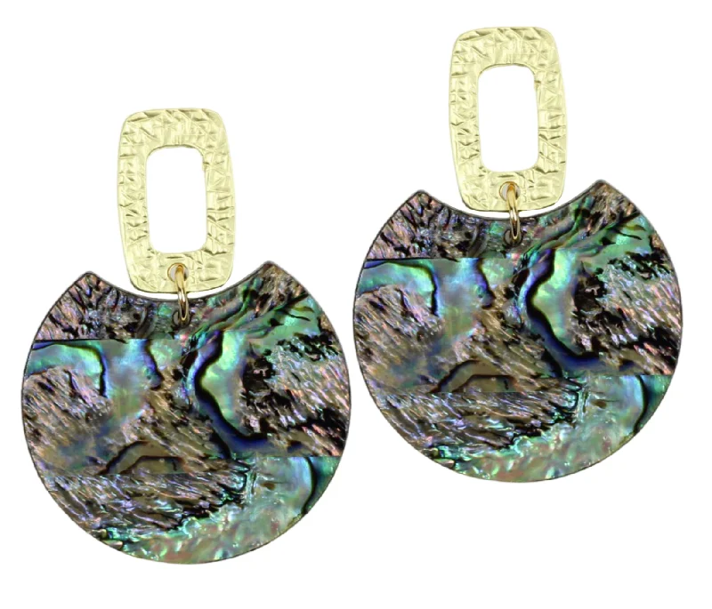 The Leighton Earring - Abalone