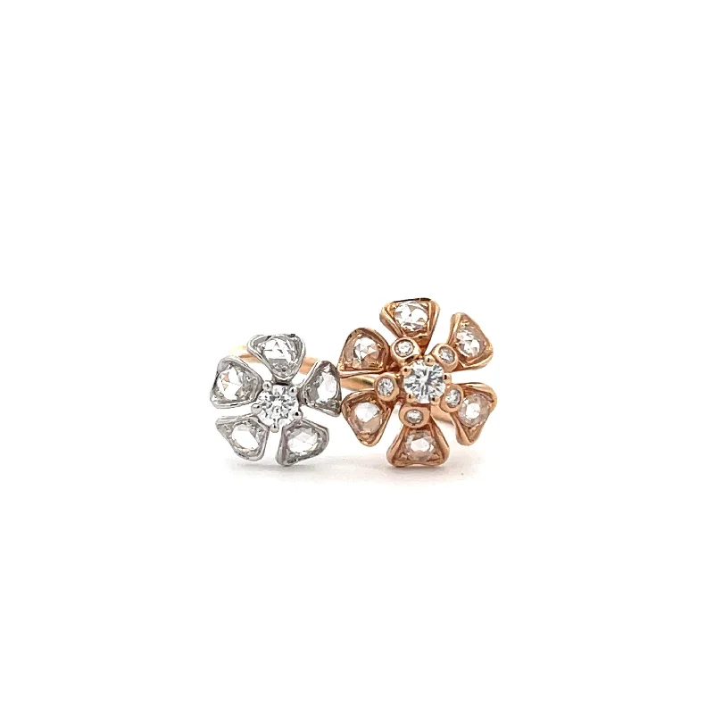 Maria Canale Diamond Flower Ring