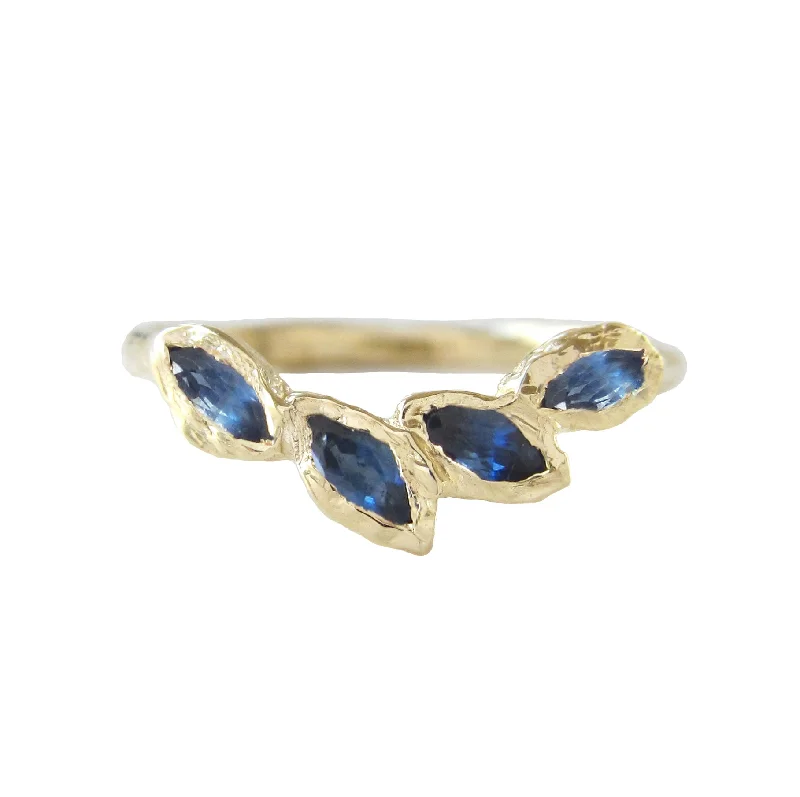 Petal Sapphire Ring