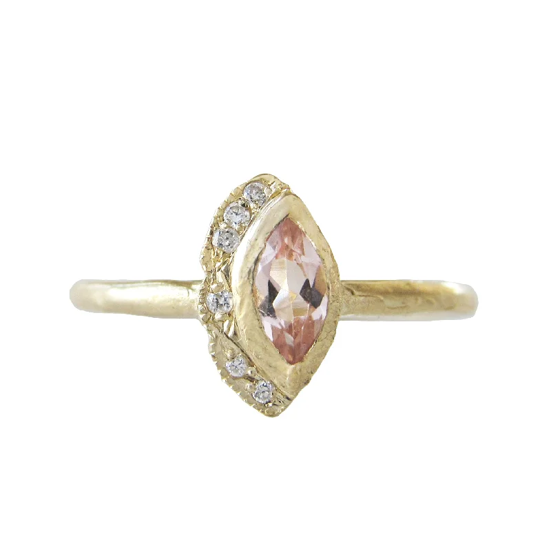 Petite Native Morganite Ring