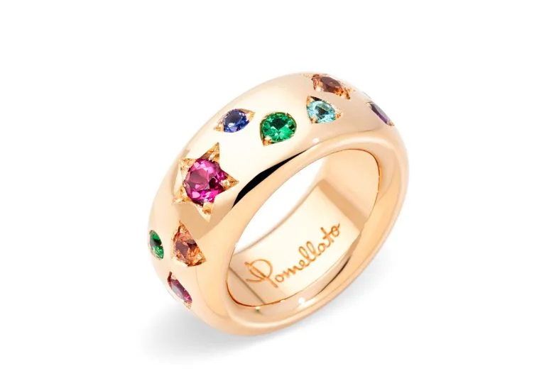 Pomellato Classic Iconica Rainbow Gems Ring