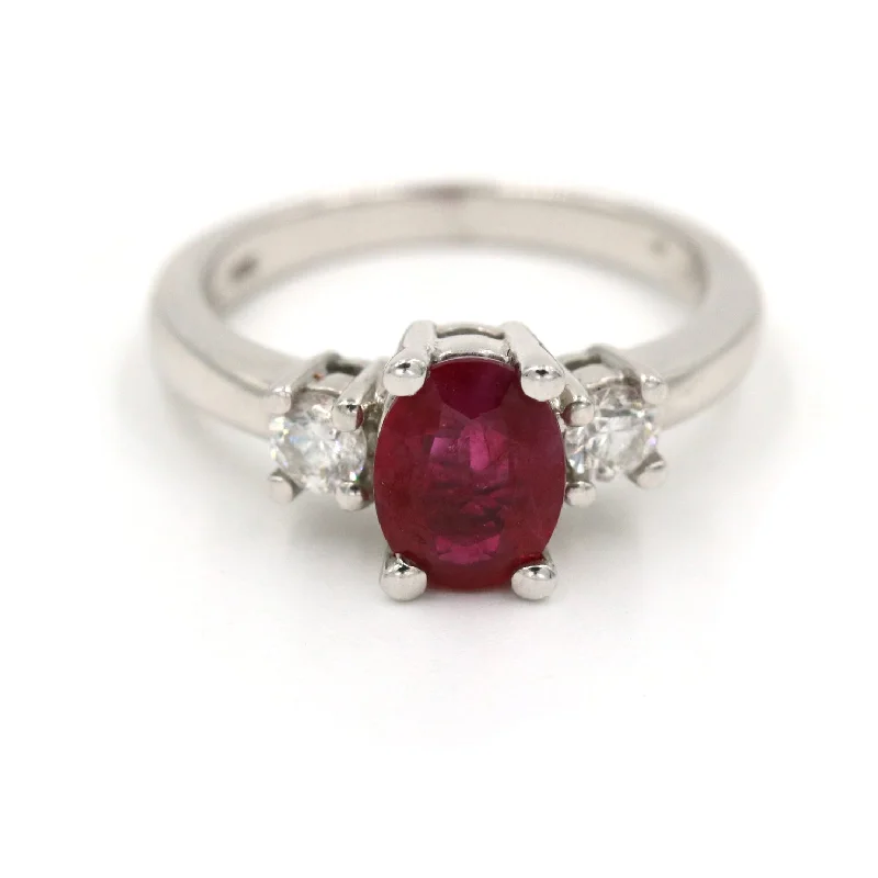 Ruby And Diamond Ring