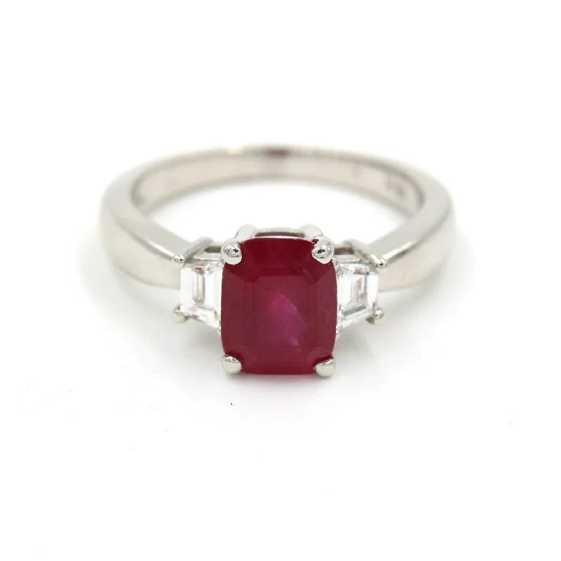 Ruby And Diamond Ring