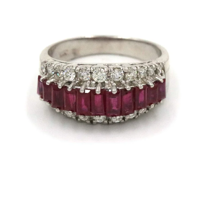 Ruby And Diamond Ring