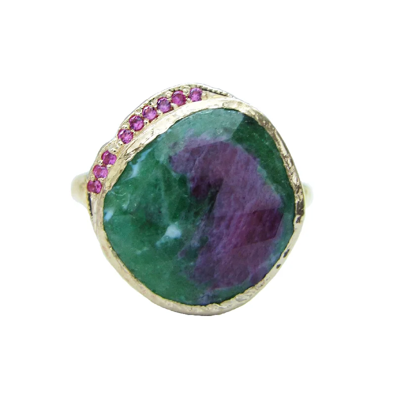 Ruby Zoisite Hidden Cove Ring