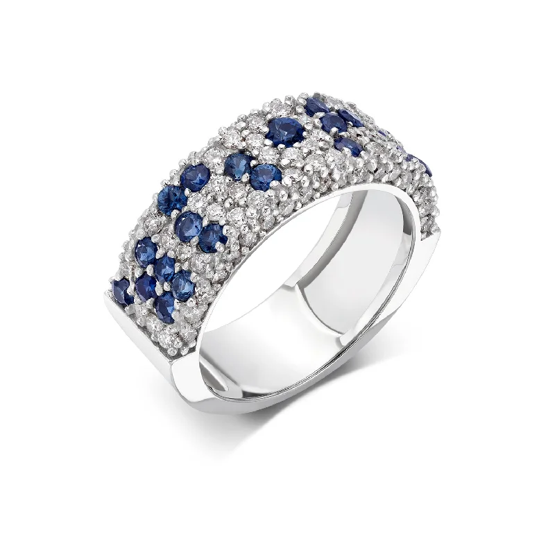 Sapphire And Diamond Band