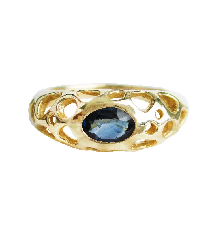 Still Water Sapphire Ring