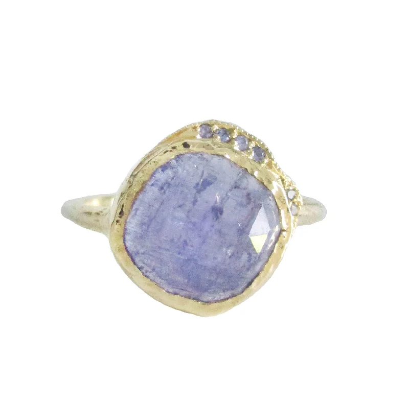 Tanzanite Middle Cove Ring