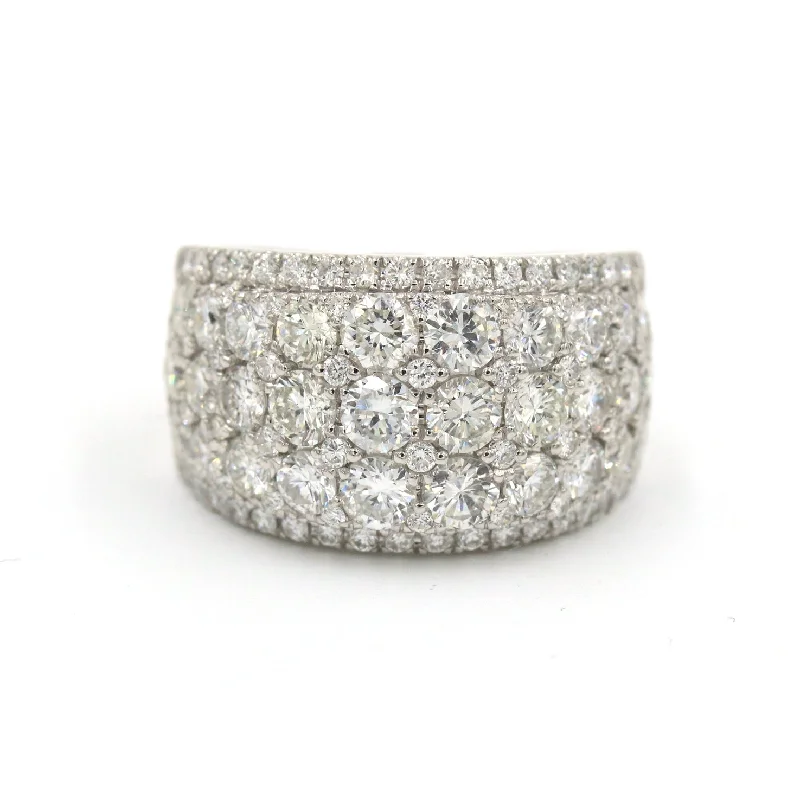 Wide Diamond Band