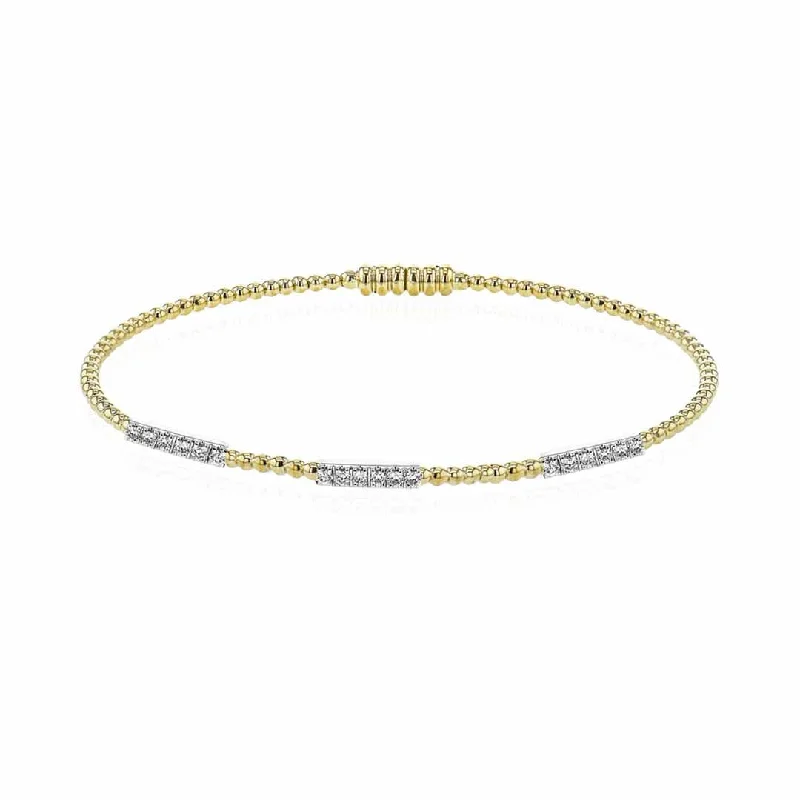 0.21 ctw Diamond Bangle Bracelet