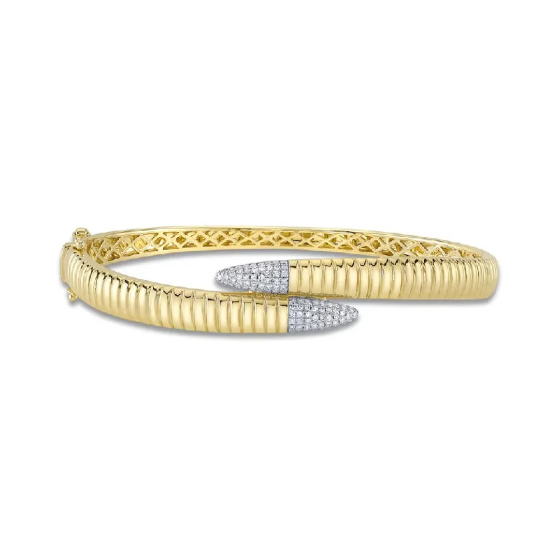 0.24 ctw Diamond Bangle Bracelet