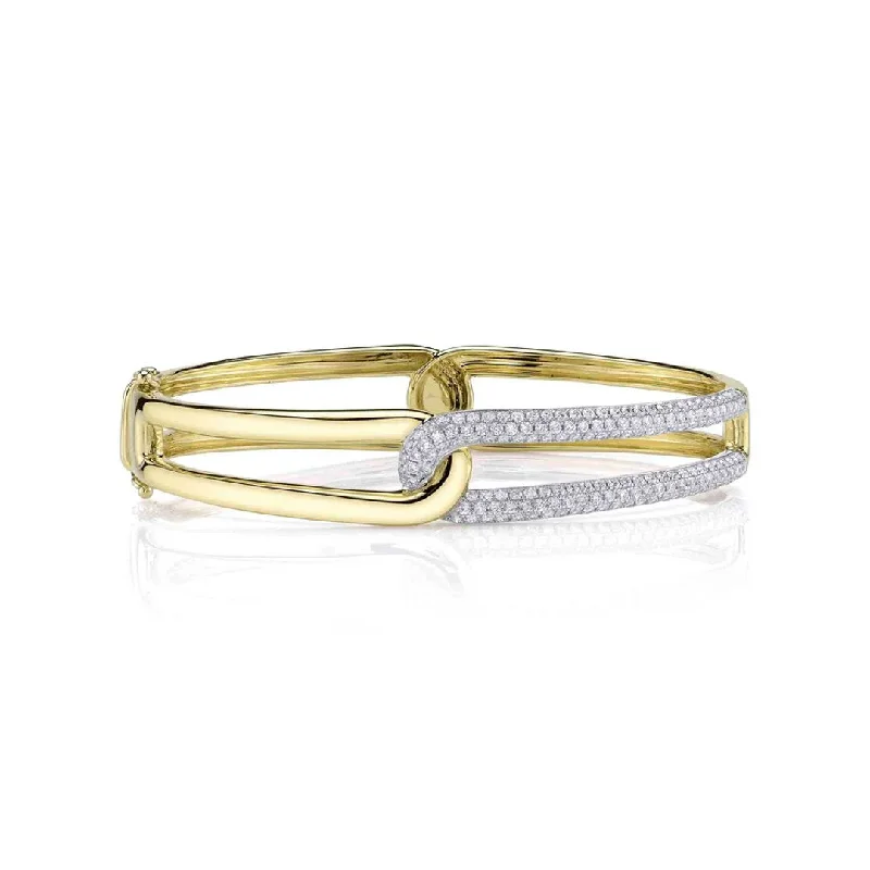 1.45 ctw Diamond Bangle Bracelet