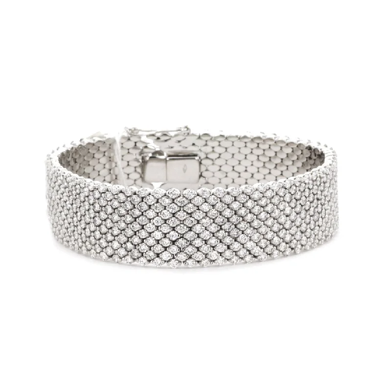 16.28 ctw Diamond Tennis Bracelet