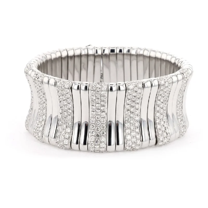 6.28 ctw Diamond Stretch Bangle Bracelet