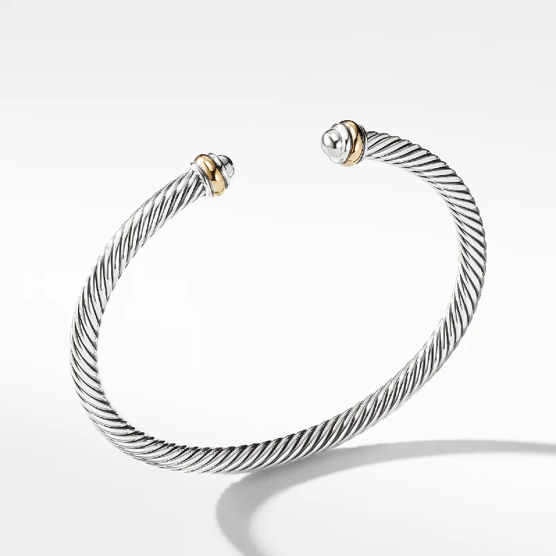 David Yurman  Bracelet in Silver and 18-Karat Yellow Gold