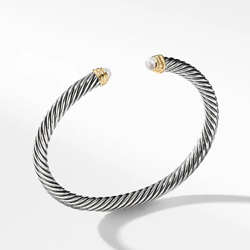 David Yurman  Bracelet in Silver and 14-Karat Yellow Gold