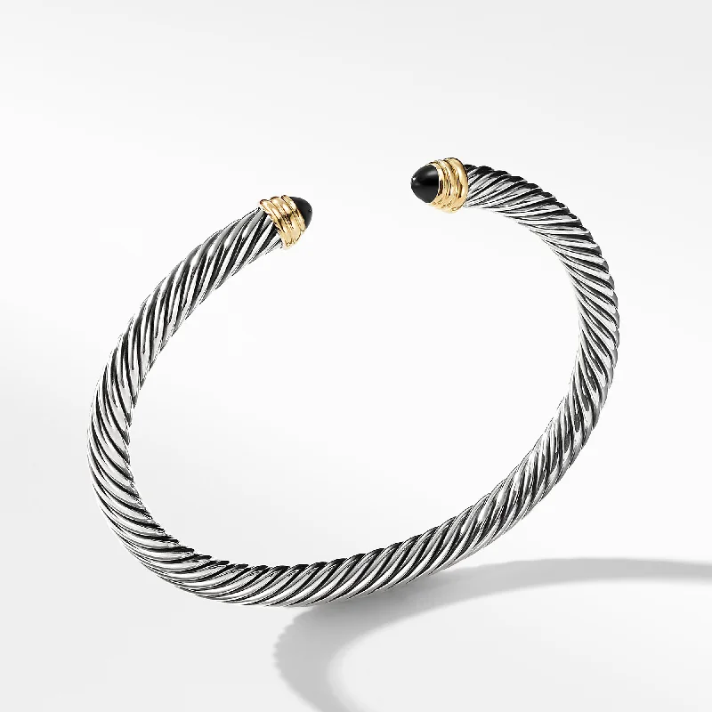 David Yurman  Bracelet in Silver and 14-Karat Yellow Gold