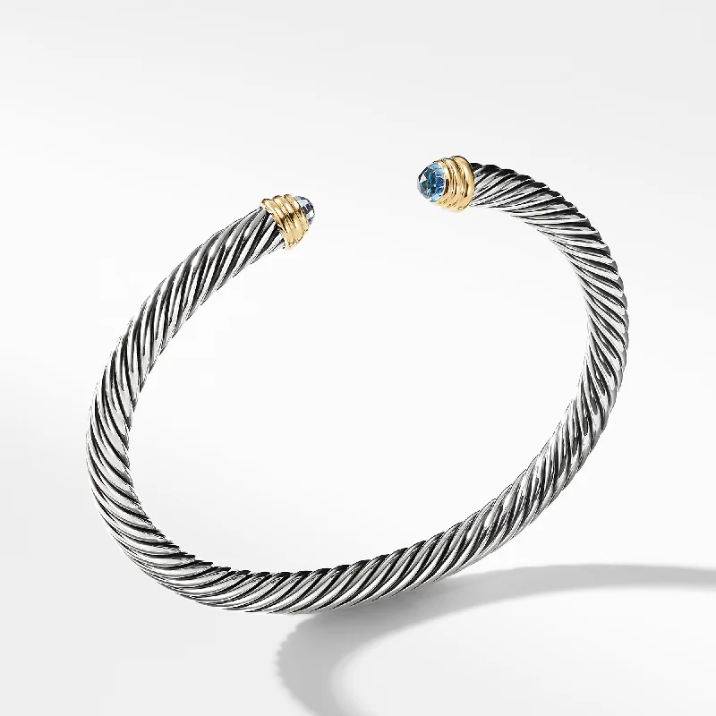 David Yurman  Bracelet in Silver and 14-Karat Yellow Gold