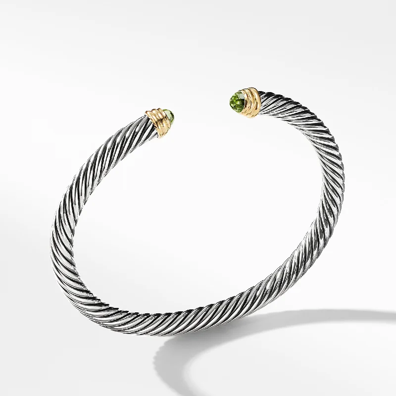 David Yurman  Bracelet in Silver and 14-Karat Yellow Gold