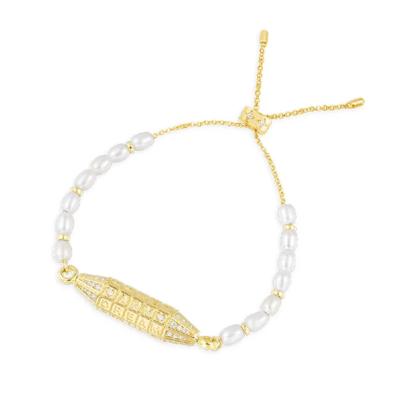 Codex Pearl Adjustable Bracelet