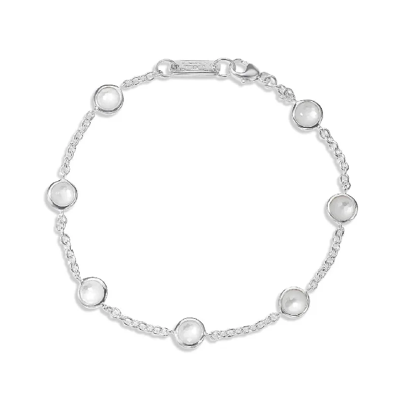 IPPOLITA Lollipop® Sterling Silver Gemstone Station Bracelet in Mother-of-Pearl