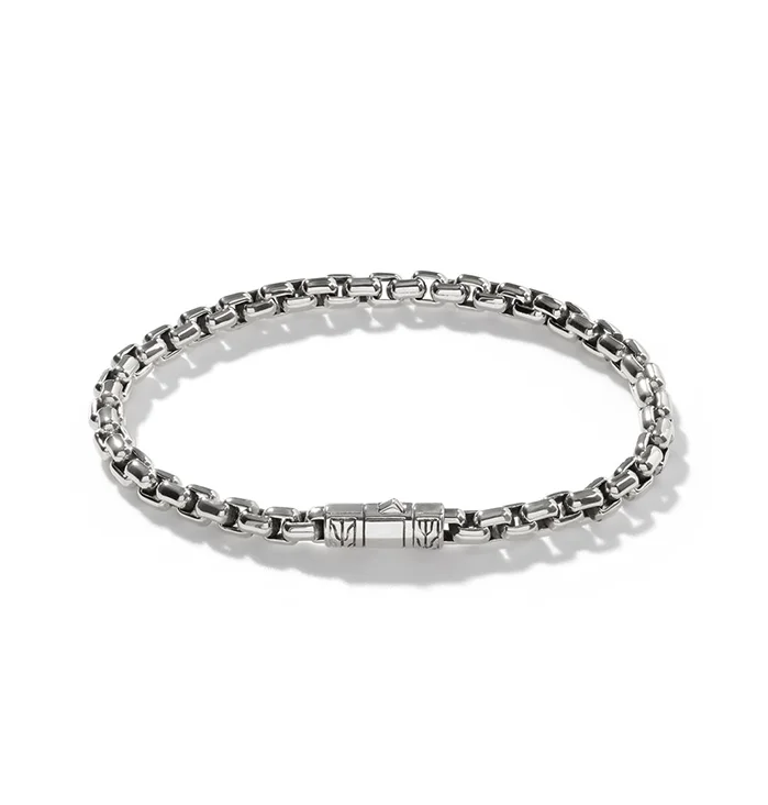 John Hardy Classic Chain Sterling Silver Box Chain Bracelet