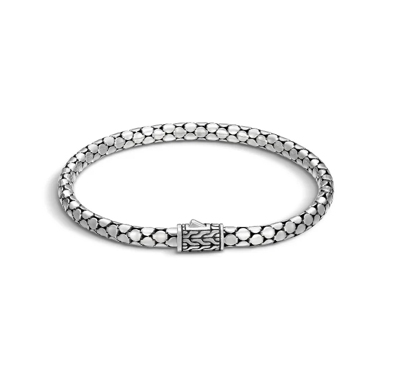 John Hardy Dot Sterling Silver Small Chain Bracelet