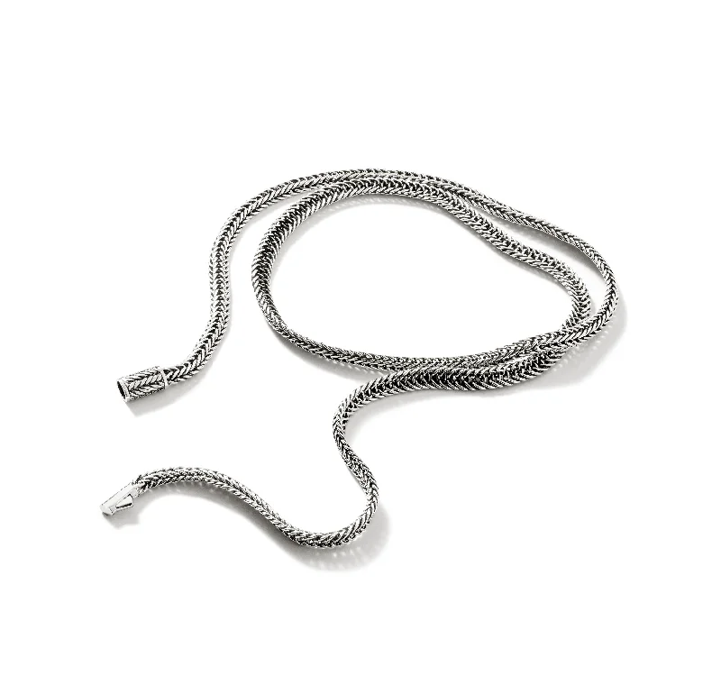 John Hardy Silver Chain Triple Wrap Bracelet