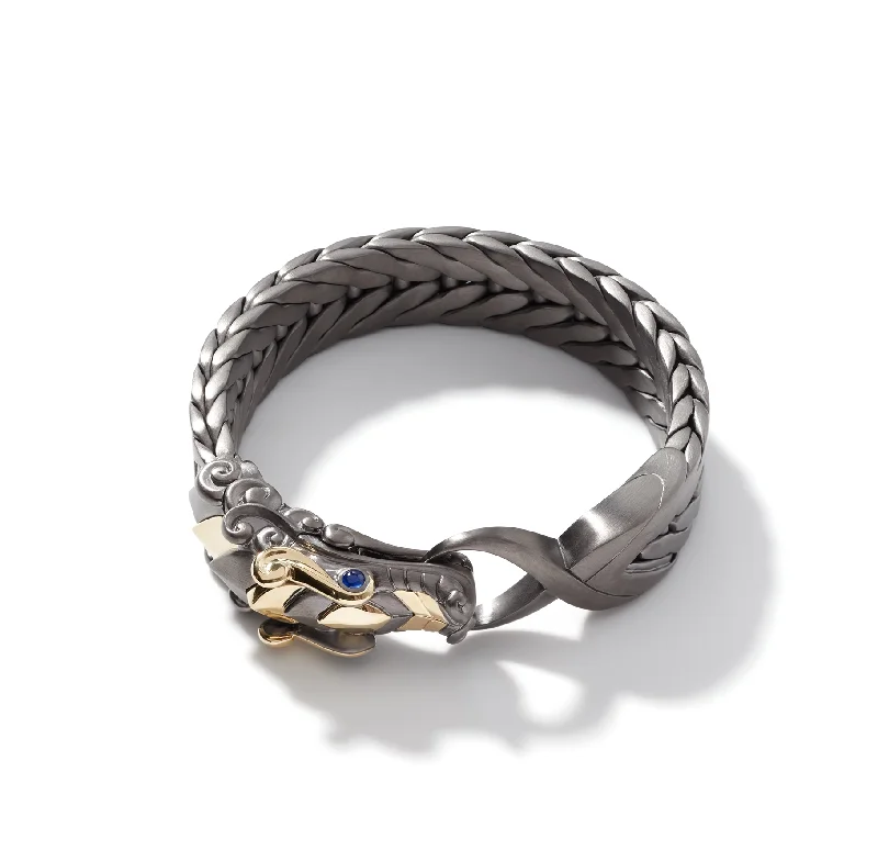 John Hardy Yellow Gold and Silver Legends Naga Bracelet