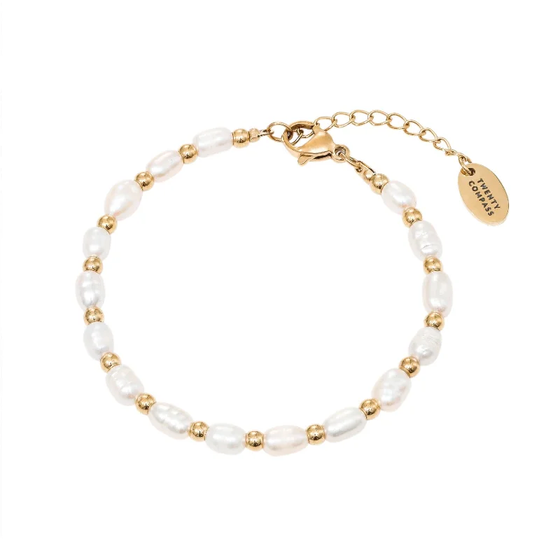 Lagoon Pearl Bracelet - Gold